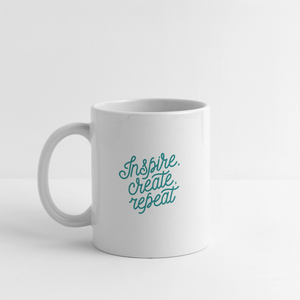 Inspire Create Repeat Custom Coffee/Tea Mug - white